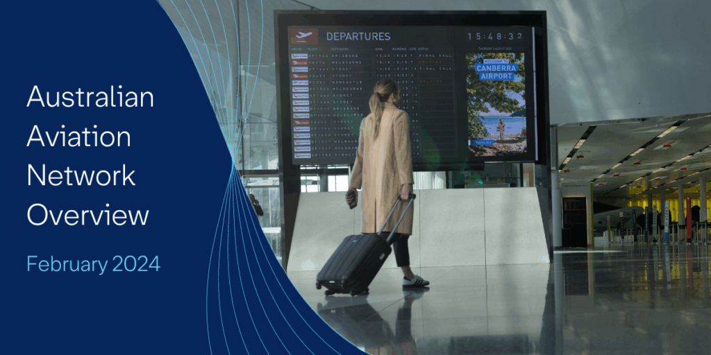 February 2024 Australian Aviation Network Overview
